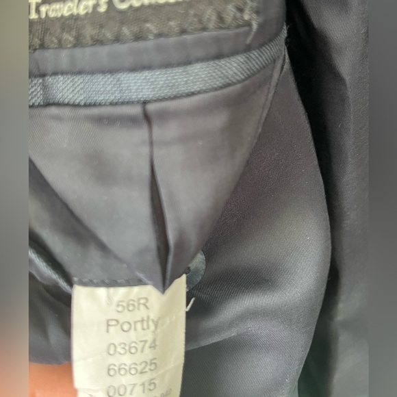 Jos A. Bank Navy Suitcoat 56 R - Picture 6 of 6